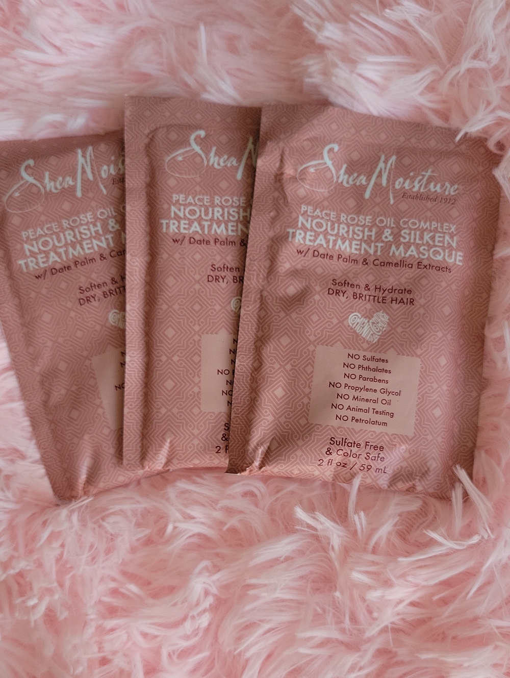 SheaMoisture Peace Rose Nourish & Silken Treatment Masque - 3 For $25